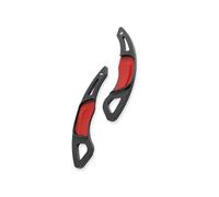 NNJIEUPO Palette Volante Compatibile con per Golf 7 per Mk7 per R-Line per GTI 2013 2014 2015 2016 2017 2018 2019 2020 Estensione del Cambio al Volante Dell'auto in Fibra di Carbonio(Carbon Black)