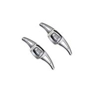 NNJIEUPO Palette Volante Compatibile con per Tiguan per CC 2019 2020 2021 2022 2023 2024 Estensione del Cambio al Volante Dell'auto Cambio in Alluminio(Silver)