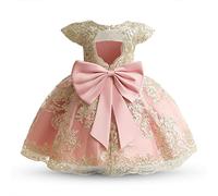 NNJXD, Vestitino da matrimonio in pizzo per bambina, vestito da principessa, 2-3 Anni