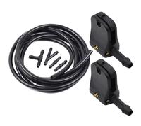 NNMIKOLC Lavavetri Uugelli Compatibile con Benz per Vito W638 per Sprinter per SsangYong per Rodius per MK1 2X Ugello Lavavetri con Tubo Flessibile da 2 Metri(Nozzle And Hose)