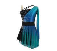 Nnnydjy Abbigliamento da Pattinaggio Artistico per Ragazze Abito da Competizione Donna Body per Prestazioni di Ginnastica Abbigliamento per Allenamenti di Danza per Adolescenti,A,M