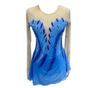 Nnnydjy Abbigliamento Professionale da Competizione per Pattinaggio su Ghiaccio Abiti da Pattinaggio Artistico per Ragazze Costume da Pattinaggio Rbody da Ginnastica per Donna