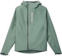 Nnormal - Giacca da trail leggera e impermeabile - Trail Rain Jacket W Green per Donne in Poliestere Riciclato - Taglia XS - Verde