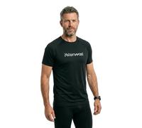 Nnormal - T-shirt tecnico ultraleggero e molto traspirante - Race T-Shirt 02 Black in Poliestere Riciclato - Taglia M - Nero