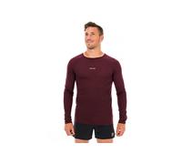 Nnormal - T-shirt a maniche lunghe in lana merino termoregolante e antibatterica - Merino Long Sleeve 02 Burgundy per Uomo - Taglia M - Bordeaux