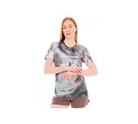 Nnormal - T-shirt da gara - Race T-Shirt W Nature Print per Donne - Taglia S - Grigio