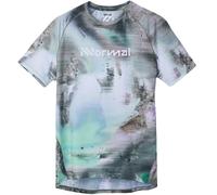 Nnormal - T-shirt da gara - Race T-Shirt Nature Print per Uomo - Taglia M - Grigio