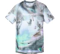 Nnormal - T-shirt da gara - Race T-Shirt Nature Print per Uomo - Taglia M - Grigio