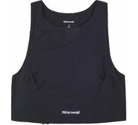 Nnormal - Versatile e durevole, tops da trail stretch - Trail Crop Top 02 W Black per Donne in Poliestere Riciclato - Taglia S - Nero