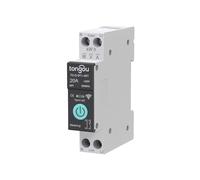 NNOVAT 1P 6A 10A 16A 20A 25A 32A 40A 50A 63A TUYA Zigbee Smart Circuit Interruttore Smart Home Wireless Remote Controllo WiFi Con Misura/No Meching (20A con misura)