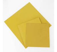 NNYROKJF 1-2 Pezzi Foglio Isolante Epossidico in Resina Epossidica, Fibra di Vetro Gialla Resistente alle Alte Temperature, 500X500mm,500mm*500mm*0.5mm (2 Pieces)