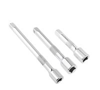 NnYuaUil Adattatore for barra di prolunga for chiave a cricchetto a bussola lunga da 1/4 di pollice 50/75/100 mm, manicotto dello sterzo, biella