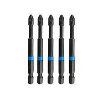 NnYuaUil Set di 5 punte for cacciavite a testa esagonale da 1/4 di pollice PZ/1 PZ/2 PZ3, 75 mm.