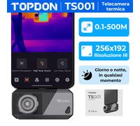 NO.1 TOPDON TS001 Termocamera per Android Tipo C IR 256192 Lunghezza focale 9mm