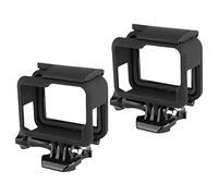 NO 2 PCS Action Cameras Telaio Case,GoPro Hero 7 Black,Cornice GoPro Hero5,Custodia Protettiva Compatibile con GoPro Hero 7/6/5/,con Zoccolo Attacco Rapido e Vite,Accessori GoPro5,Accessori GoPro