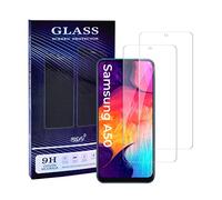 NO' 2 Pezzi Pellicola Vetro Temperato per Samsung Galaxy A50 (SM-A505F), 9H, Ultra Resistente, Antigraffio, Senza Bolle, Tocco e Risposta Rapida.