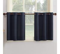 No. 918 Montego Casual Textured Semi-Sheer Grommet Kitchen Curtain Tie