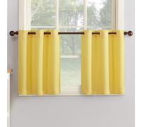 No. 918 Montego Casual Textured Semi-Sheer Grommet Kitchen Curtain Tie