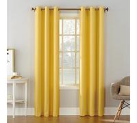 No. 918 Montego - Confezione da 2 tende a pannello semi-velate con occhielli, stile casual, 122 x 160 cm