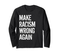 No al Razzismo Nessuno è Nato odiando unaltra Persona Maglia a Manica