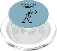 No Alibi Today Omicidio Mistero Cena Detective Night Party PopSockets PopGrip per MagSafe