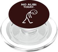 No Alibi Today Omicidio Mistero Cena Detective Night Party PopSockets PopGrip per MagSafe
