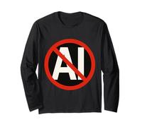 No all'opposizione dell'avversario dell'intelligenza Artificiale Anti intelligenza Artificiale Maglia a Manica