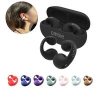 No Ambie Sound Auricolari Wireless Bluetooth 5.3 Cuffia, Gancio per l'orecchio