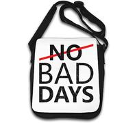 No Bad Days No Crossed Out - Borsa a tracolla bianca