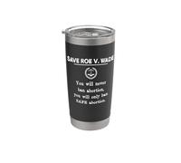 No Ban Pro-Choice Save Roe v Wade Womens Reproductive Rights Bicchiere termico in acciaio inox doppia parete