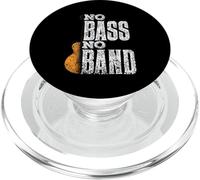 No Bass No Band Musicista Chitarra Musica PopSockets PopGrip per MagSafe