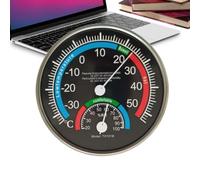 No Battery Temperature Humidity Gauge Mechanical Room Thermometer