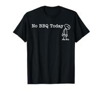 No BBQ Today Fun Humor for Pitmaster rest Maglietta