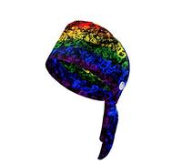 NO - Berretto da lavoro da donna con bottone e fascia antisudore - - Taglia unica