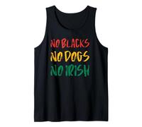 No Blacks No Dogs No Irish - Windrush - Mese della Storia dei Neri Canotta