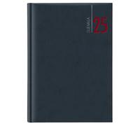 No Brand - 9111XMT12 - Agenda giornaliera 2026 - copertina in carta imbottita - 17 x 24 cm - blu - 98531 - Conf. da 1 Pz. - 9111XMT12