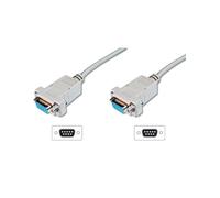 NO BRAND CAVO SERIALE NULL MODEM 9 POLI SUB-D F/F 2MT (LP120)