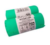No Brand - H1O013R - Sacchi bio - 50x60 cm - 30 L - 17 micron - verde - conf. 20 pezzi - 91325 - Conf. da 1 Pz.