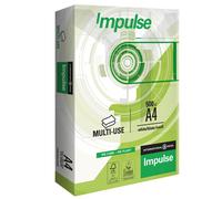 No Brand - IMPULSE75 A4 - Carta fotocopie - A4 - 75 gr - bianco - Impulse 75 - conf. 500 fogli - 103379 - Conf. da 5 Pz. - IMPULSE75 A4