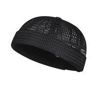 No Brim Hat, Mesh Skullcap Beanie, Adjustable Summer Headgear, Breathable Sun Protection, for Men Grandfather Senior Bald Head Outdoor Sports Running Daily Travel Cycling Party Use 21.65-23.62inch