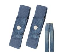 No Buckle Belt Women - 1 Pair Elastic Adjustable Strap | Buckleless Band Men | Invisible Stretch Strap For Casual Work Jeans Pants Dresses Golf Waist Unisex Everyday