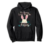 No Bunny Loves Me Like Jesus - Costume da Coniglietto Pasquale per Bambini Felpa con Cappuccio