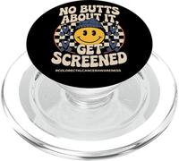 No Butts About It - Colorectal Cancer Awareness PopSockets PopGrip per MagSafe