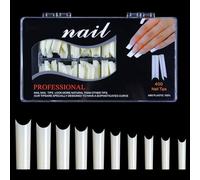 No C Curve Nail Tips Extra Long Square Flat Nail Tips Fake Nail Acrilico Nail Falso Nail Salon