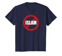 No Camicia Islam Maglietta, Bambini, Navy, 12 Anni