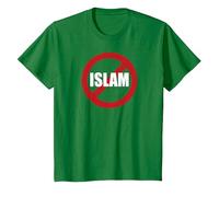 No Camicia Islam Maglietta, Bambini, Verde Mela, 2 Anni
