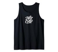 No cap Funny Modern Slang Authentic Truth Minimalist Graphic Canotta