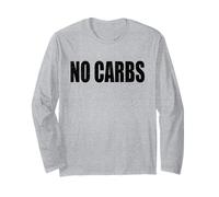No CARBOIDRATI CARBOIDRATI Keto Dieta Maglia a Manica