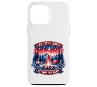 No City Lights Just Camp Fire Nights Escursionismo Natura Custodia per iPhone 13 Pro Max