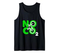 No CO2 Ecology Citazione Think Green Eco Biker Save The Planet Canotta